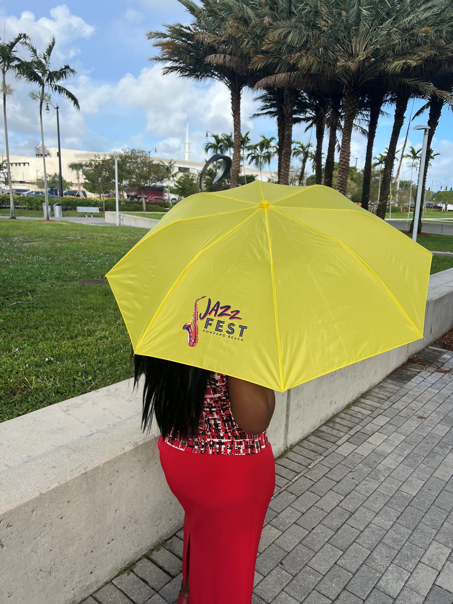 Jazz Fest Branded Umbrella